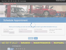 Tablet Screenshot of brakesplus.info